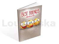 Záznamní kniha A6 100l čistá Best Friends MFP